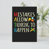 数学生が数学を間違える数学先生 出欠カード (スタンド正面)