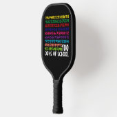 数学番号100th日の学校の先生子供 ピックルボールラケット (左)