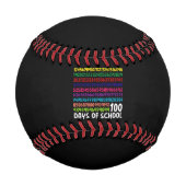 数学番号100th日の学校の先生子供 野球ボール (正面)