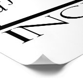 数学的に傾いた ポスター (角)