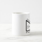 数学的に傾斜させる コーヒーマグカップ (中央)