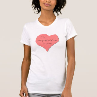 数学的ハートTシャツ Tシャツ