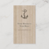 数学的先生-航海のいかりウッド 名刺 (裏面)