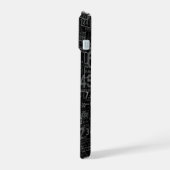 数学的抽象概念 iPhone 15ケース (左側面)