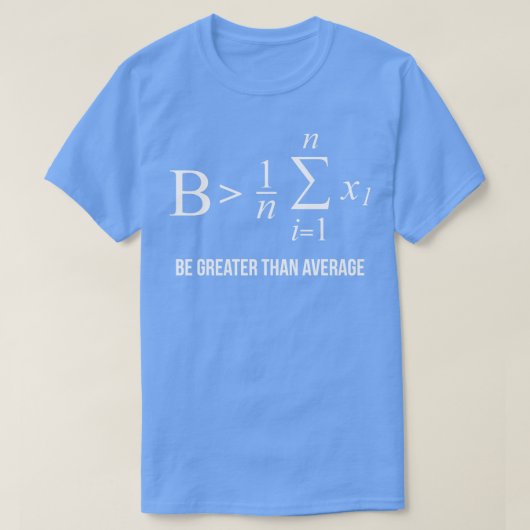 数学素晴らしの要因を上回る Tシャツ (デザイン正面)