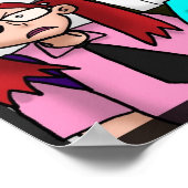 数学素晴らしギーク反おもしろい乱 ポスター (角)