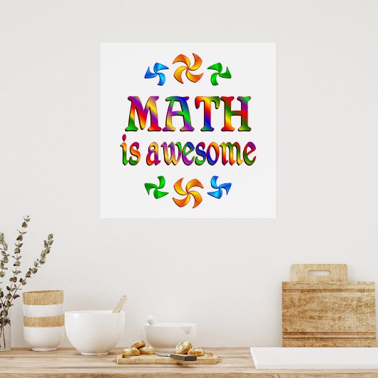 数学素晴らし: ポスター (キッチン)