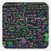 数学線形数学の教育圏 スクエアシール (正面)