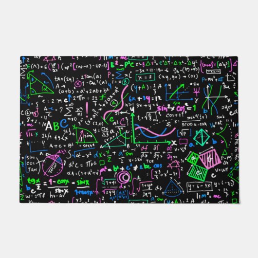 数学線形数学の教育圏 ドアマット (正面)