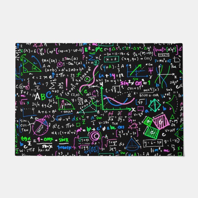 数学線形数学の教育圏 ドアマット (正面)