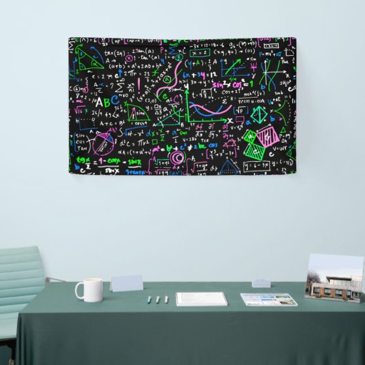 数学線形数学の教育圏 横断幕 (トレードショー)