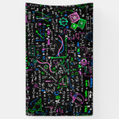 数学線形数学の教育圏 横断幕 (縦)