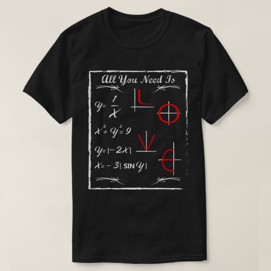 数学者のためのおもしろいなノベルティのギフト Tシャツ (デザイン正面)