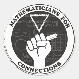 数学者のつながりシール ラウンドシール