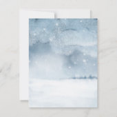 数学者のクリスマスカード（雪景色） (裏面)