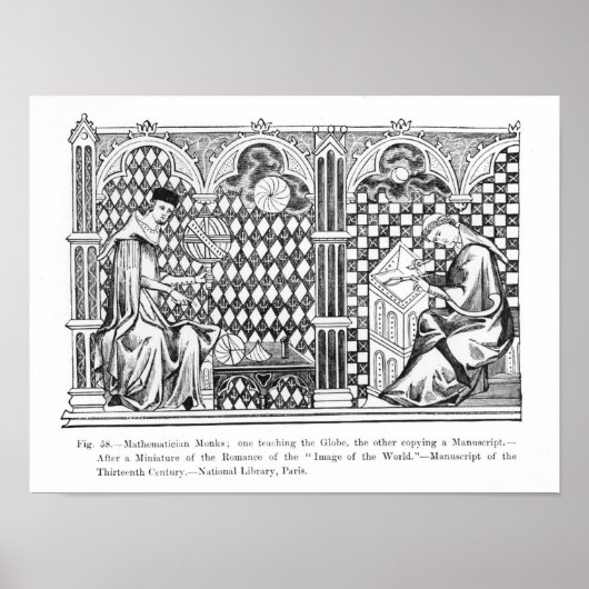 数学者の修道士：教え1つの地球 ポスター (正面)