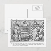 数学者の修道士：教え1つの地球 ポストカード (正面/裏面)