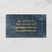 数学者の名刺/方式/科学 名刺 (裏面)