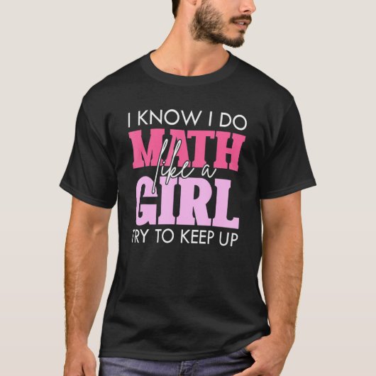 数学者の女性ガールズ数学おたく微積分 Tシャツ (正面)