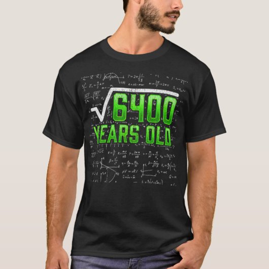 数学者の平方根80年の古い数学の子供 Tシャツ (正面)