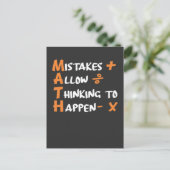 数学者の数学先生代数幾何学 ポストカード (スタンド正面)