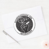 数学者の革命シール ラウンドシール (封筒)