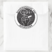 数学者の革命シール ラウンドシール (バッグ)