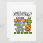 数学者はパイナップルのようなものだ。 シーズンカード (正面/裏面)