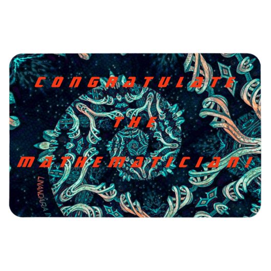 数学者を祝福せよ マグネット (横)