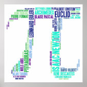 数学者ポスター ポスター (正面)