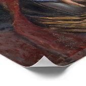 数学者レオナルオイラーのポートレート ポスター (角)