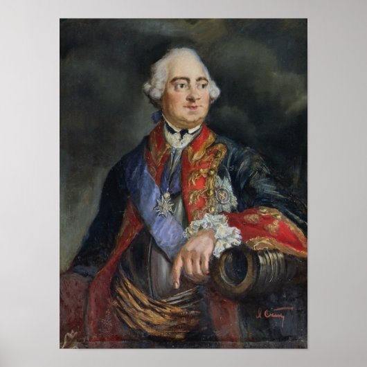 数学者レオナルオイラーのポートレート ポスター (正面)