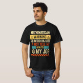 数学者警告 Tシャツ (正面フル)