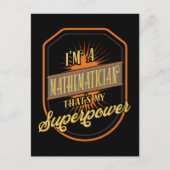 数学者 ポストカード (正面)