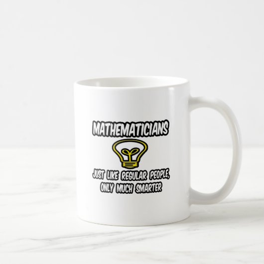 数学者…一般人頭が切れるのみ コーヒーマグカップ (右)