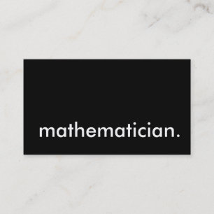 数学者 名刺
