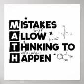 数学者 |学生の数学数学ギフト ポスター (正面)