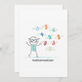 数学者 招待状 (正面/裏面)