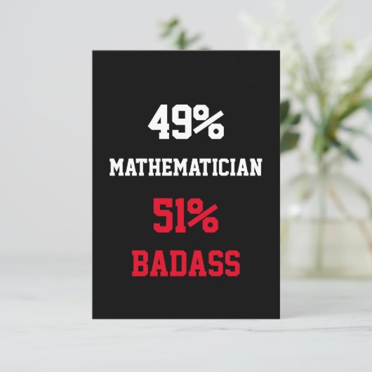 数学者 Badass カード (スタンド正面)
