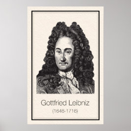 数学者 – Leibniz ポスター