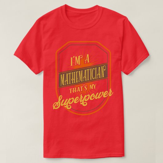 数学者 Tシャツ (デザイン正面)