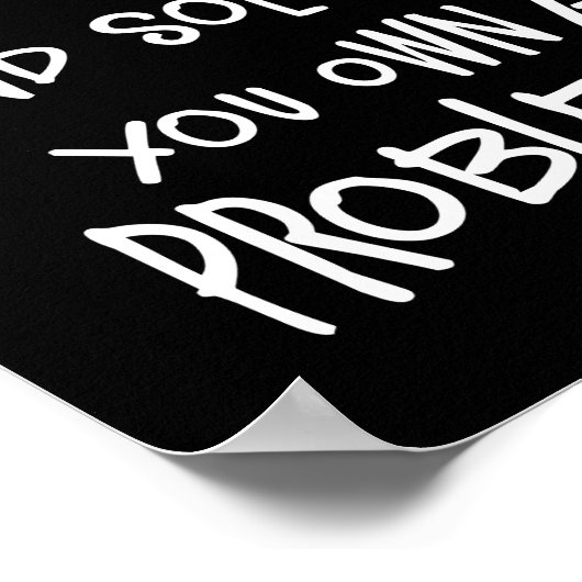 数学親愛が成長し、あなた自身の問題を解決 ポスター (角)