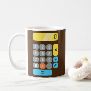 数学計算の数学先生 コーヒーマグカップ