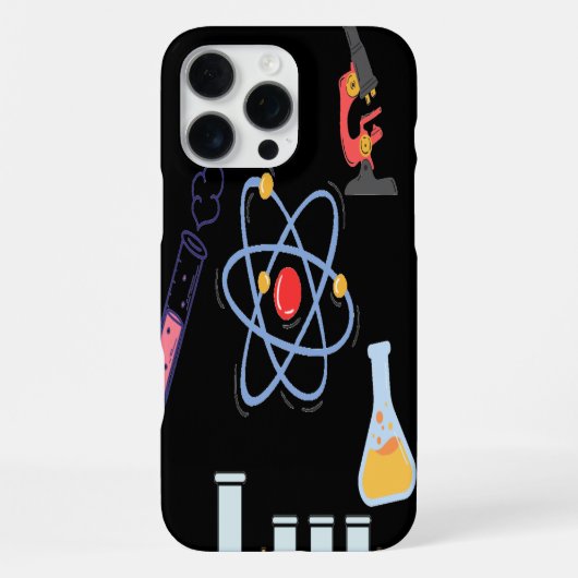 数学記号を含むアカデミック電話ケース iPhoneケース (裏面)