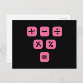 数学記号数学シンボルや象徴 ポストカード (正面/裏面)
