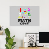 数学記号 ポスター (ホームオフィス)