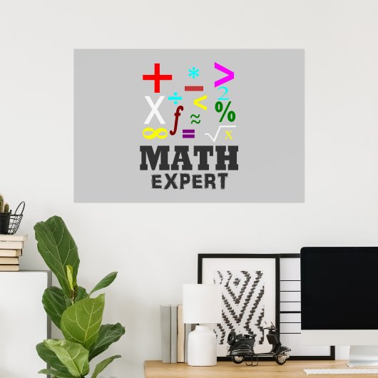数学記号 ポスター (ホームオフィス)