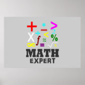 数学記号 ポスター (正面)