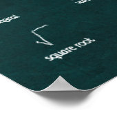 数学記号 ポスター (角)