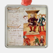 数学論文からの数学のレッスン、 メタルオーナメント (正面)